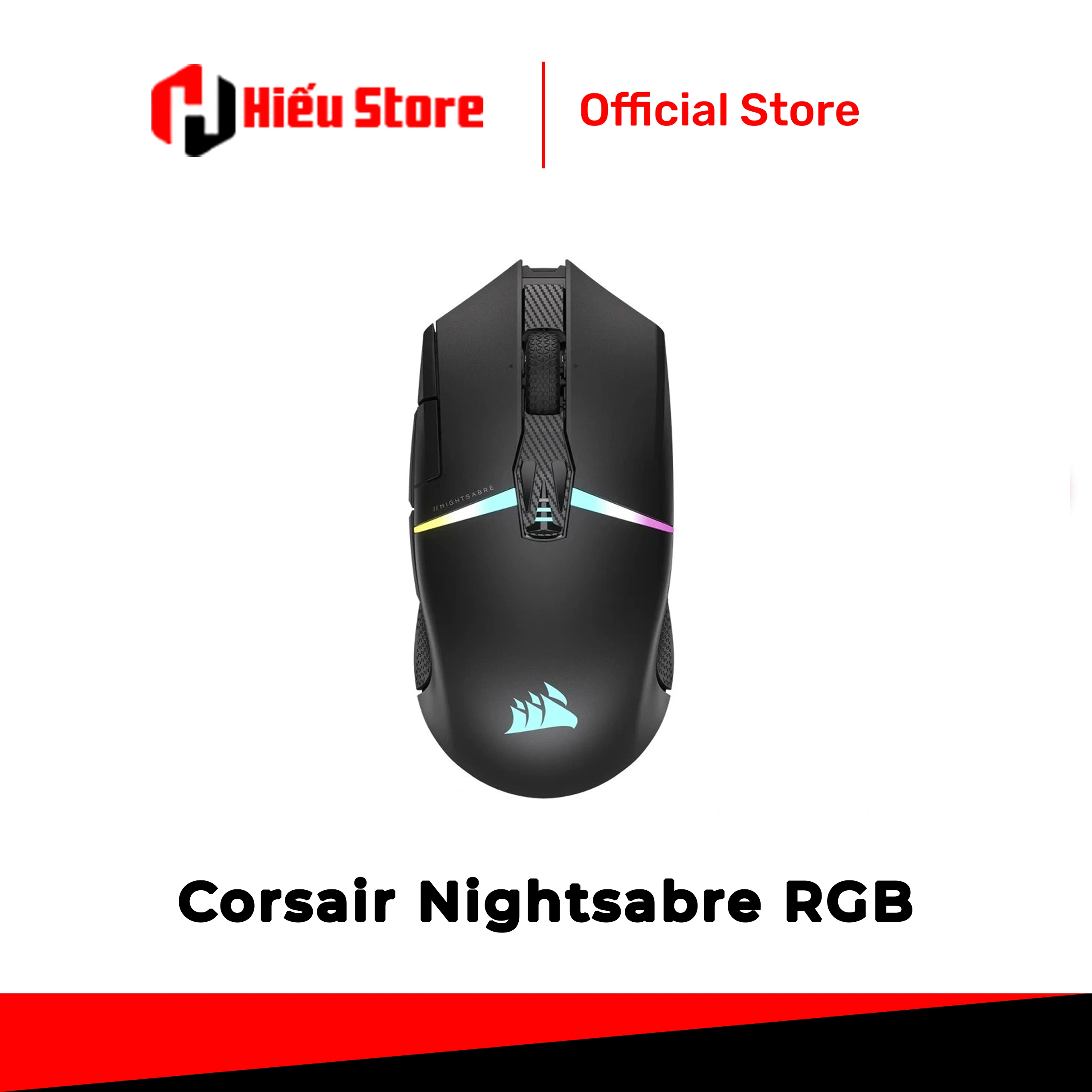 Chuột không dây Corsair Nightsabre RGB (CH-931B011-AP)