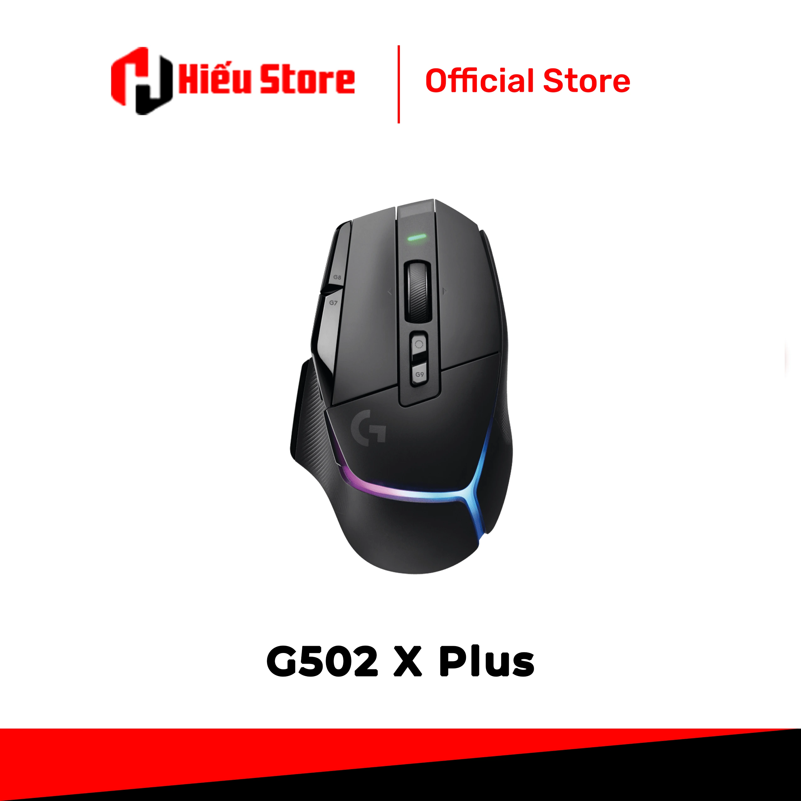 Chuột Logitech G502 X Plus LightSpeed